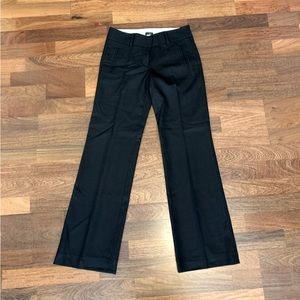 J Crew City Fit Black Trousers